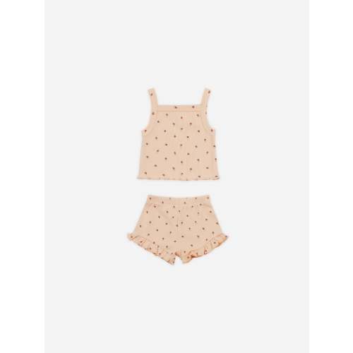 Evie Tank + Shortie Set || Strawberries