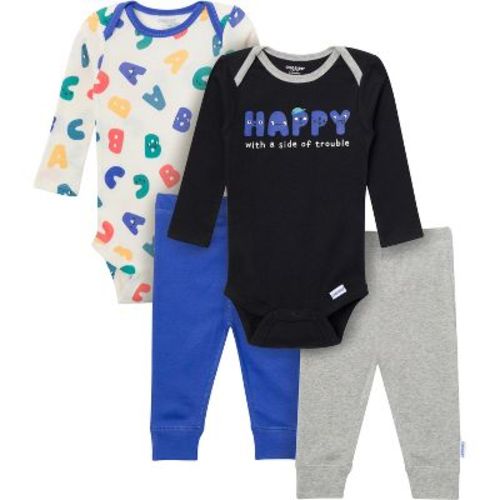 Onesies Brand Baby Boys' 4-Piece Onesies Bodysuits and Pants