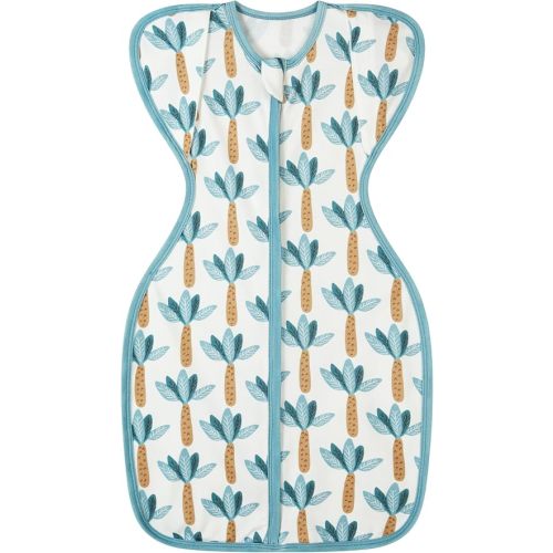 i-baby Outlast® Transitional Swaddle Sleep Sack 3-6 Months, Arms Up Newborn Wearable Blanket with Convertible Cuffs & 2-Way Zipper, 0.5 TOG Cotton Blend for Baby Boy Girl
