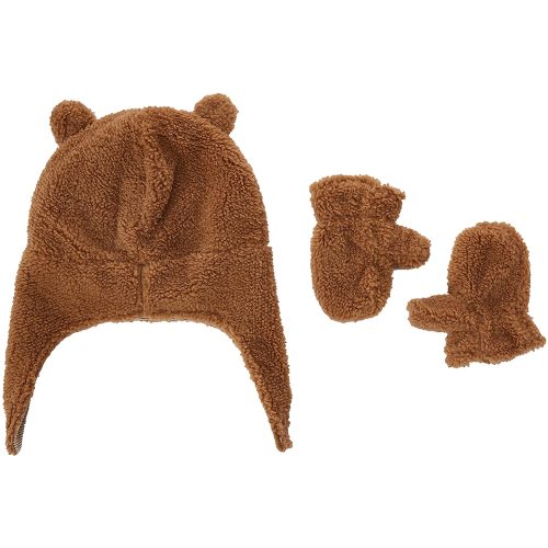 Simple Joys by Carter's Unisex Toddlers and Babies' Hat and Mitten Set