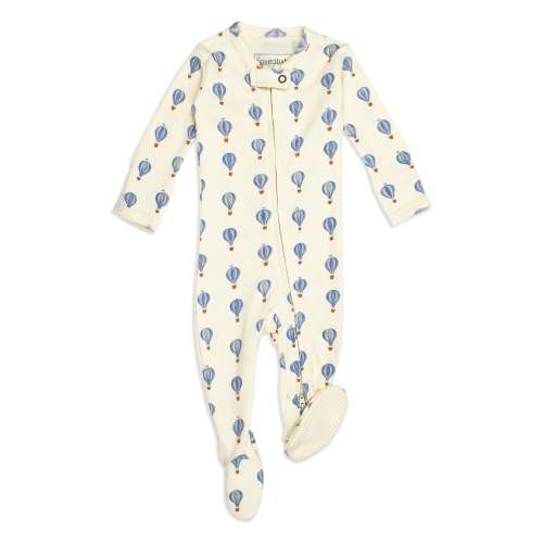 Hot Air Balloon | Organic Zipper Footie – L'ovedbaby