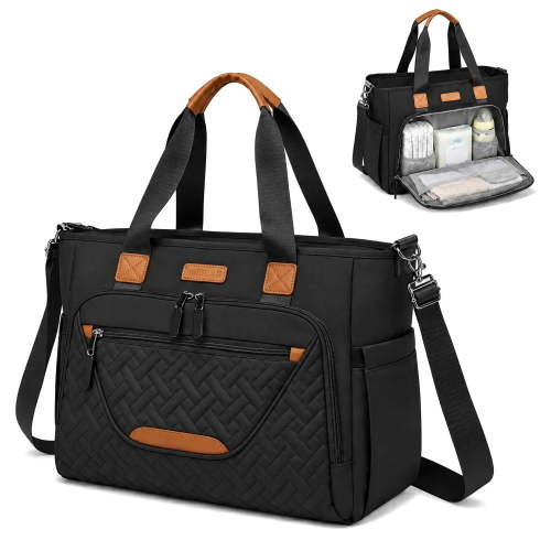 DEFAHN, Diaper Bag, Waterproof, Large Capacity with 15 Pockets