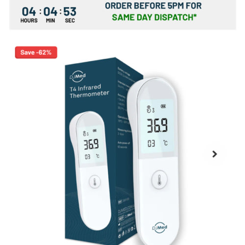 T4 Forehead Infrared Thermometer – Rapid medical