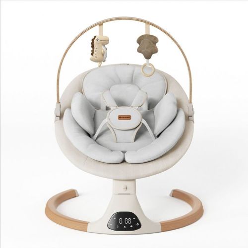 BabyBond Baby Swings for Infants Bluetooth Infant Swing with 5 Speeds & Positions,10 Preset Lullabies and Remote Control