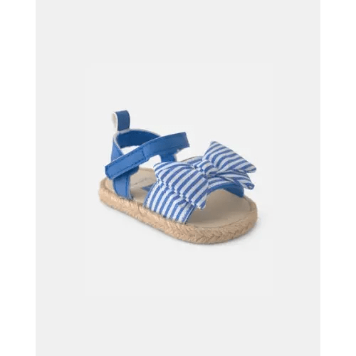 Baby Girl Striped Sandals - Blue | Carter's