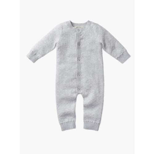 Baby Jacquard Romper - 3-6 M