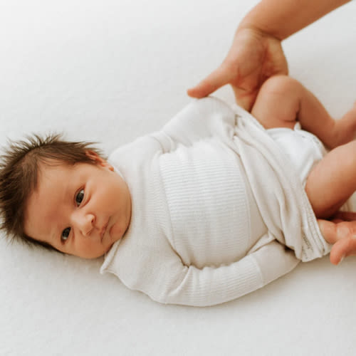 Bamboo Blend Beige Swaddle Sleep Sack – Swaddelini