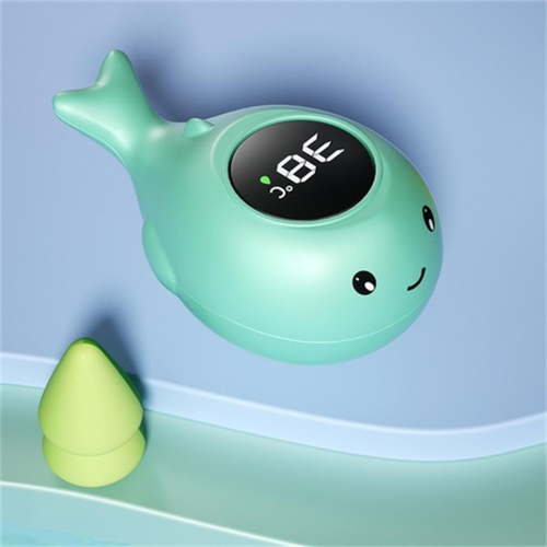 Bath Water Thermometer with 3-Color LED Indicator, Instant Read Digital Bath Temperature Thermometer, Safe Bathing Temperature Gauge with High Accuracy, Night Light Clear Display