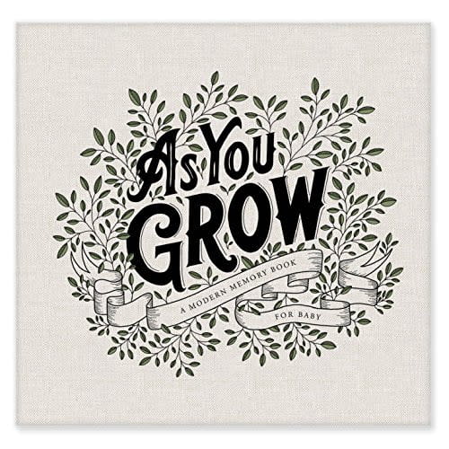 Paige Tate, Baby Memory Book, As You Grow, Elegant Linen Cover