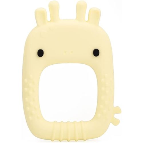 Loulou Lollipop Wild Silicone Baby Teether - Rhino Grey