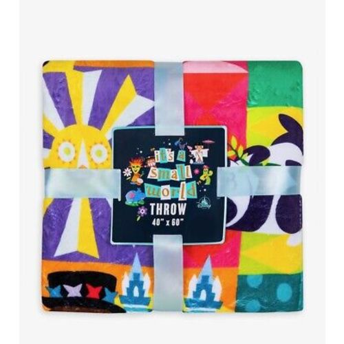 Disney Parks It's a Small World Throw New with Tag