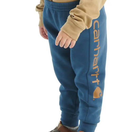 Boys' Fleece Logo Sweatpants (Baby/Toddler) | Fall Layering Clothing Essentials | Carhartt