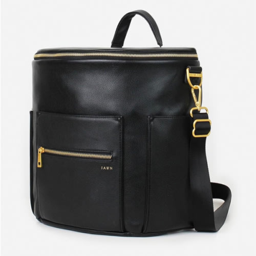 FAWN DESIGN The Original Diaper Bag, Faux Leather Diaper Bag Backpack, Vegan Leather, Large Capacity Baby Bag for Mom