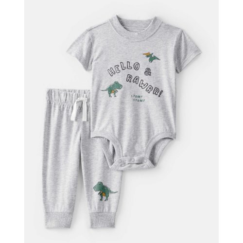 Baby Boy Dinosaur Bodysuit & Pant Set | Carter's