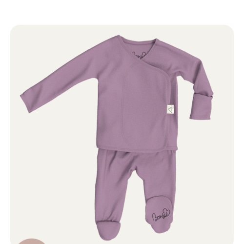 Footie - Fig – Bonsie Skin to Skin Babywear