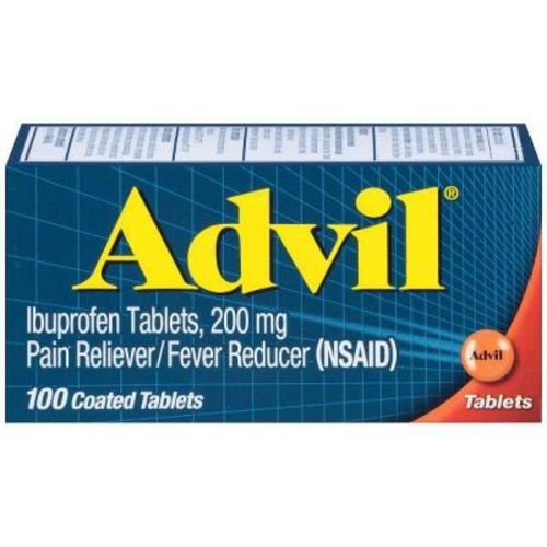 Advil Pain Reliever/Fever Reducer Tablets - Ibuprofen (NSAID) - 100ct