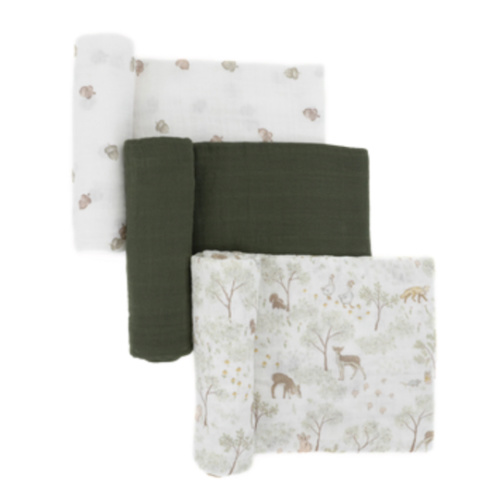 Little Unicorn Swaddles - Woods