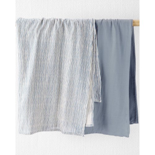 Baby 2-Pack Organic Cotton Muslin Swaddle Blankets - Little Planet | Carter's