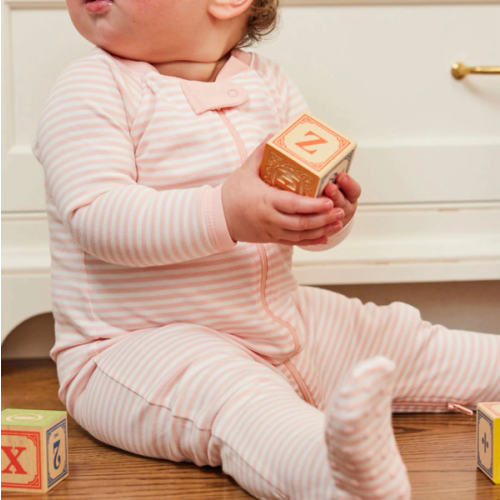 LAKE | Baby | Pima Cotton Pajamas | English Rose