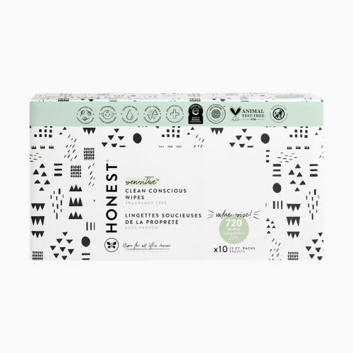 The Honest Company Baby Wipes - Pattern Play, 720 Count