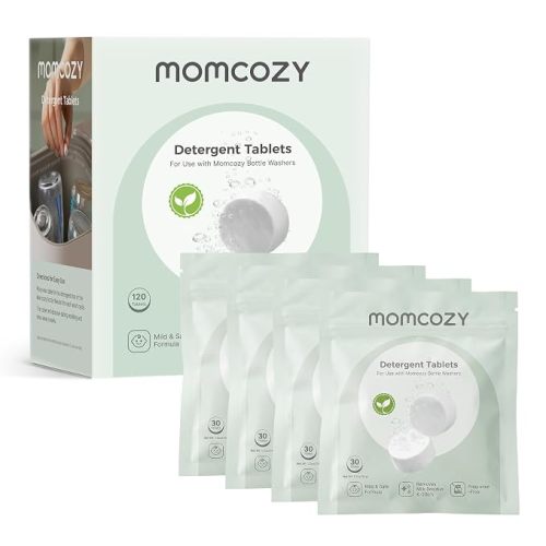 Momcozy Official Detergent Tablets for Momcozy Bottle Washers, 120 Tablets
