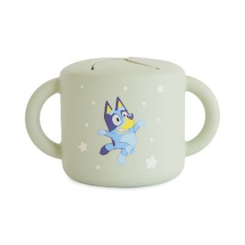 Bluey x Mushie Snack Cup Bluey Sage One Size
