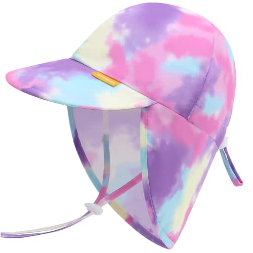 Duoyeree UPF 50+ Baby Sun Hat with Ear and Neck Protection - Toddler Beach Hat for Boys & Girls - Ideal for Summer Fun