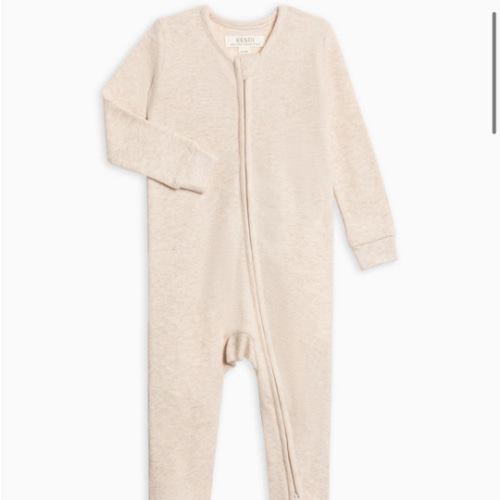 Lane Waffle Knit Zipper Sleeper