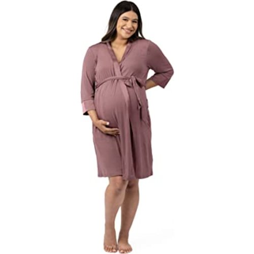 Kindred Bravely Emmaline Maternity & Nursing Robe Hospital Bag/Delivery Essential