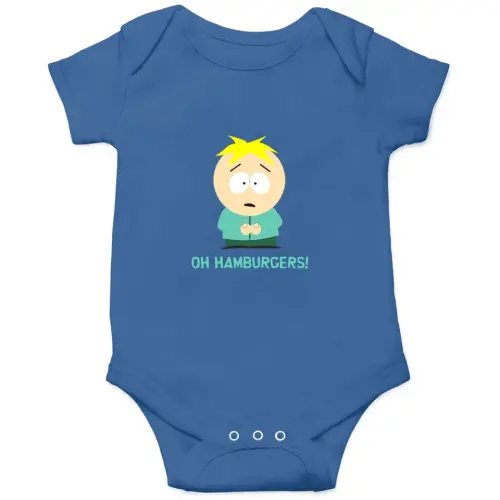 SouthPark Butters Oh Hamburgers Onesies sold by Filiprinal | SKU 358168175 | Printerval