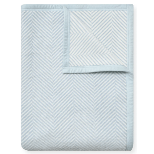 ChappyWrap | Harborview Herringbone Sky Blanket