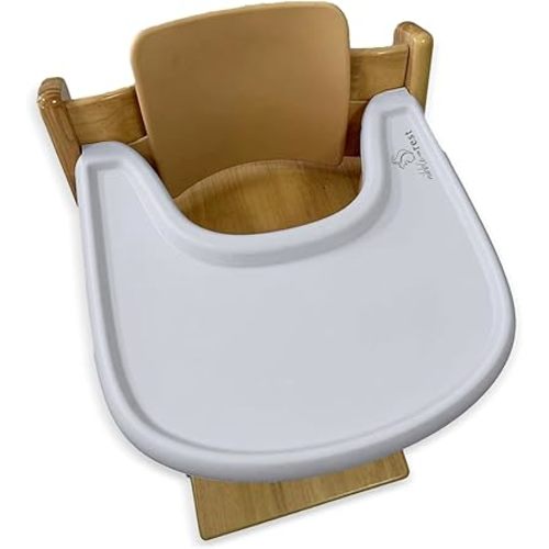 Nibble And Rest Coverall Stokke Tripp Trapp Highchair Placemat, Silicone Placemat for High Chair Tray,Lightweight,Durable Material,Wipeable & Washable, Easy to Clean (Grey)