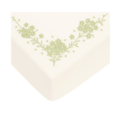 Little Blossom | Crib Sheet (Green) – Baby Dunn