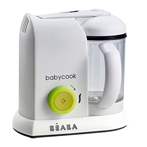  BEABA Babycook Solo 4 in 1 Baby Food Maker, Baby Food  Processor, Steam Cook and Blender, Large Capacity 4.5 Cups, Cook Healthy  Baby Food at Home, Dishwasher Safe, Latte Mint 