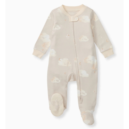Good Night Sky Organic Cotton Sleep & Play - Limestone – Burt's Bees Baby