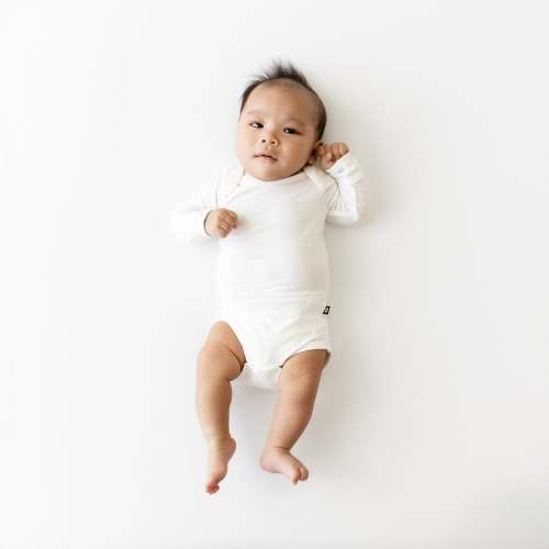 Long Sleeve Bodysuit in Cloud | Infant Bodysuit | Kyte Baby
