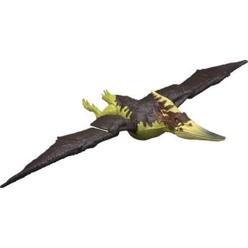 Jurassic World Wild Roar Pteranodon Dinosaur Action Figure Toy, Attack, Light & Sound, Scan Code