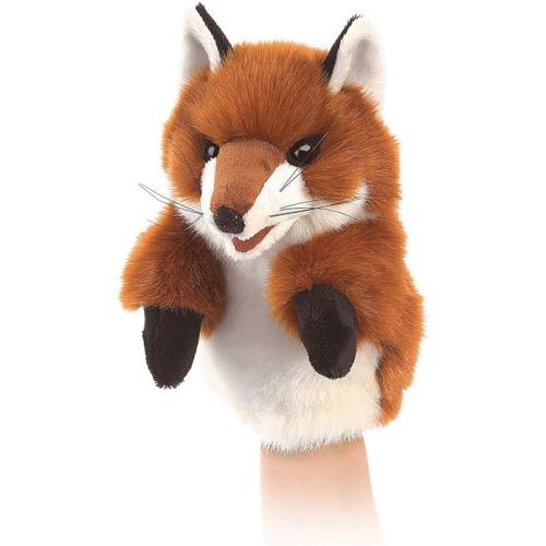 Folkmanis Puppets 3085 Little Fox Puppet, Rust/White/Black