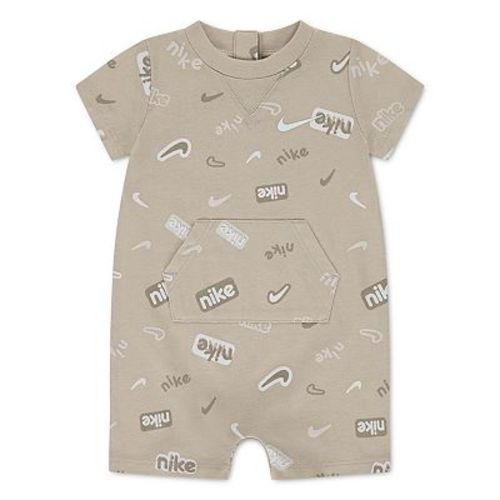 Newborn Baby Nike Printed Logo Short Sleeve Romper