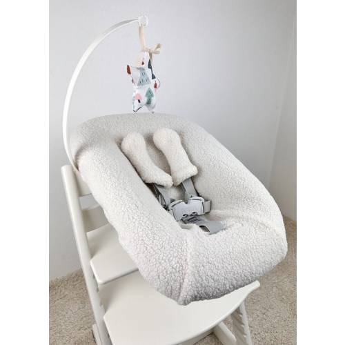 Slipcover for Stokke Tripp Trapp Newborn Set, Baby Lounger Replacement Cover, Sherpa Seat Cover, High Chair Cushion Cover