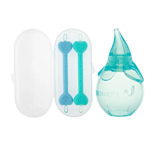 Dr. Talbot's Baby Nose and Ear Care Set - Nasal Aspirator and Nose and Ear Cleaner Tools for Babies - Baby Registry Essentials