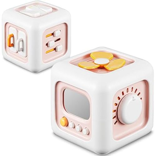 Montessori Busy Cube Travel Toy for Toddlers
