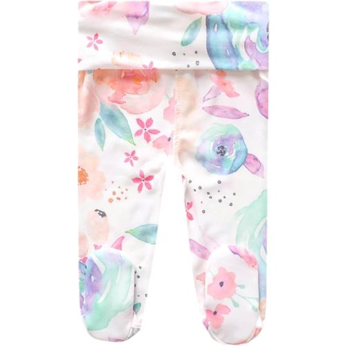 Copper Pearl Footed Baby Pants Bloom