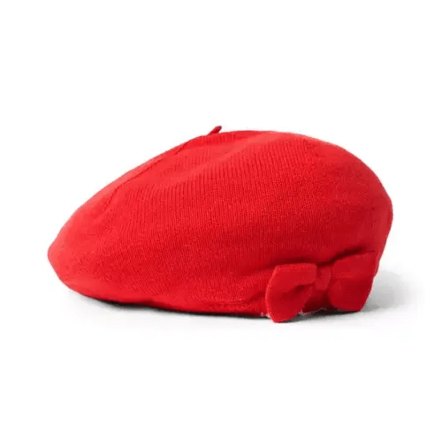 Accessories Moto Red Bow Beret by Janie and Jack