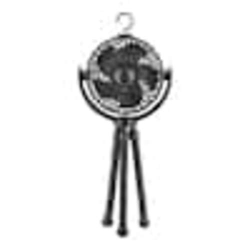 4 in. Personal Octopus Clip on Fan in Black FN1042BK