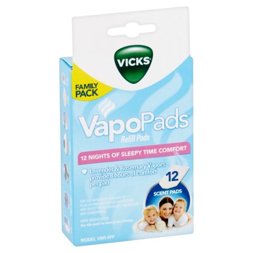 Vicks VapoPads Refill Scent Pads, 12 Ct, Family Pk