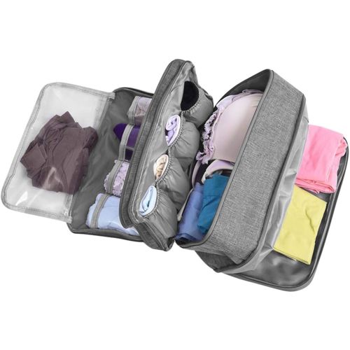 Travel Multi-function Underwear Organize Storage Bag Portable Bra Socks Lingerie Accessories Pack Cube Toiletry Bag