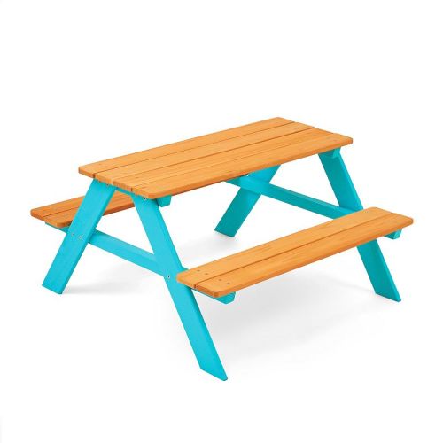 Teamson Kids Outdoor Picnic Table & Bench Set