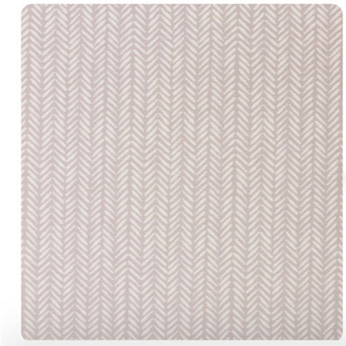 HALO - BassiNest Fitted Sheet 100% Cotton | Herringbone - cream ,