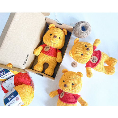 Finished product: winnie the pooh and his friends
